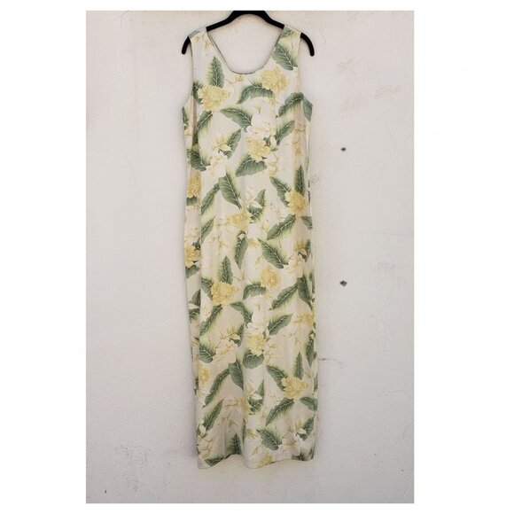 Vintage Silk Tommy Bahama Maxi Dress - Picture 5 of 7